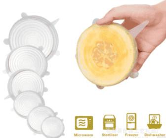 6-piece stretch siliconecover (Option: White-165mm)